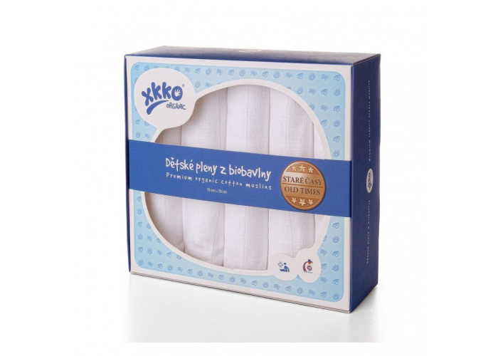 Pleny dětské z biobavlny Organic,70x70