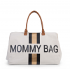 Přebalovací taška Mommy Bag Off White / Black Gold