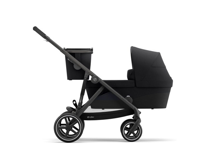 Gazelle S BLK kombinace nákupního košíku s korbičkou