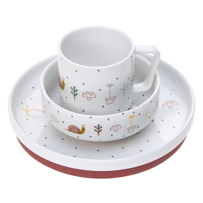Dish Set Porcelain Garden Explorer