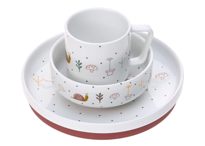 Dish Set Porcelain Garden Explorer