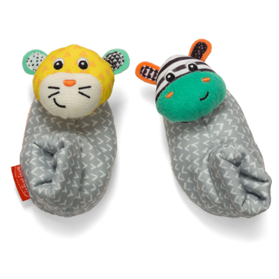 INFANTINO CHRASTÍTKA NA NOŽIČKY ZEBRA & TYGR