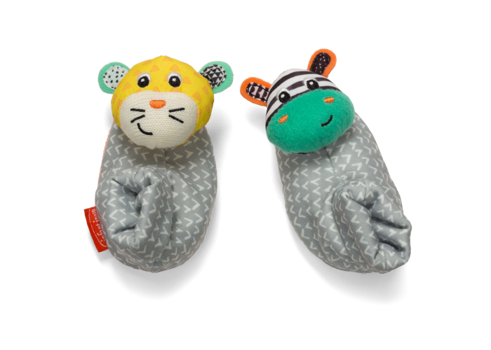 INFANTINO CHRASTÍTKA NA NOŽIČKY ZEBRA & TYGR
