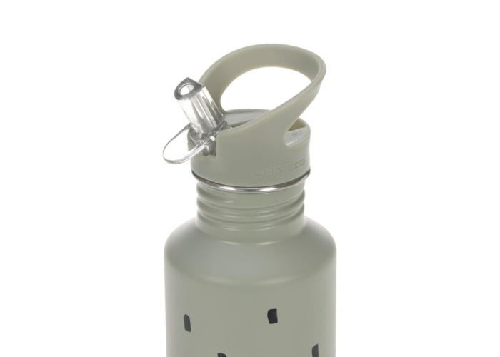 Bottle Stainless Steel Happy Prints vyměnitelný uzávěr s pítkem